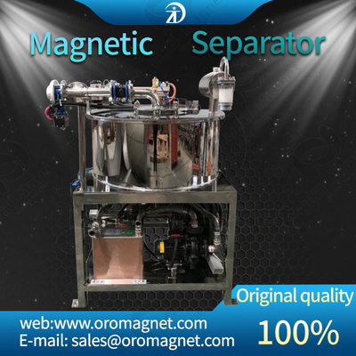 آلة فاصل مغناطيسي عالية الكثافة فاصل كهرومغناطيسي أوتوماتيكي لمادة السيراميك الكيميائية